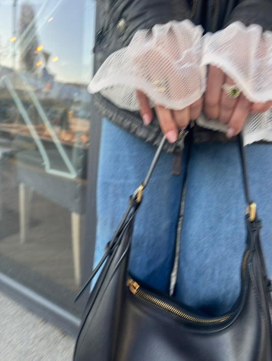 Koronkowe mankiety crokus